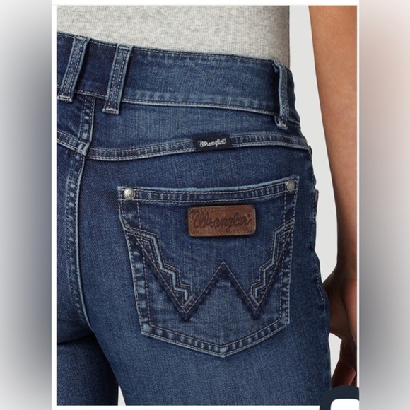 Wrangler Retro Mae mid-rise Wide Leg‎ Trouser Jeans size 31/11x34 new - Picture 3 of 5